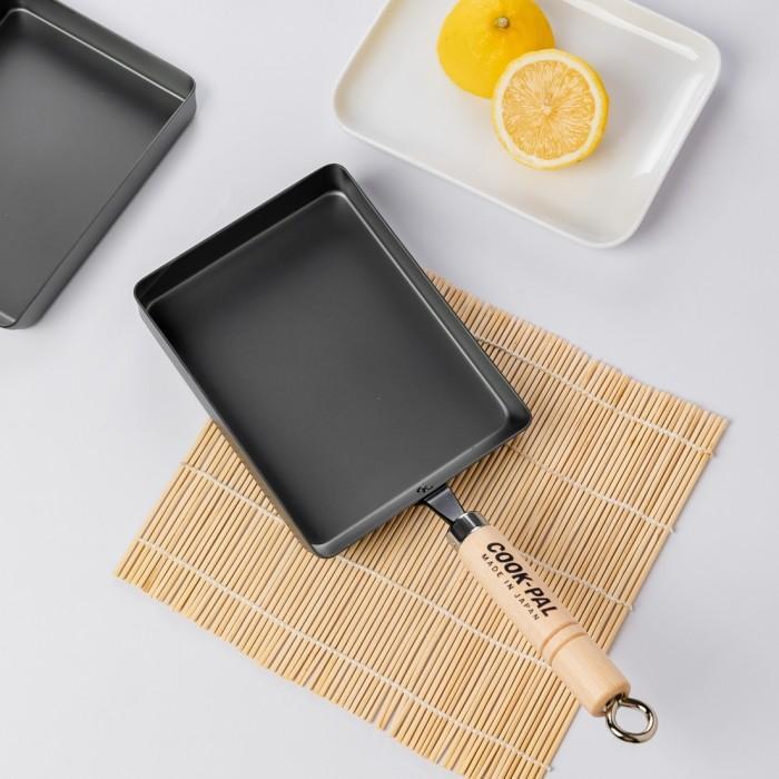 Wajan Jepang YOSHIKAWA Carbon Steel Tamagoyaki Egg Pan COOK-PAL