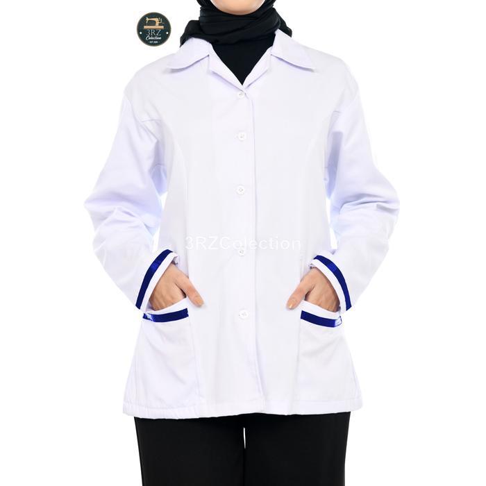 Baju Dinas Putih Wanita Baju Pdh Putih Pns Cewek List Hitam Pasti Ori