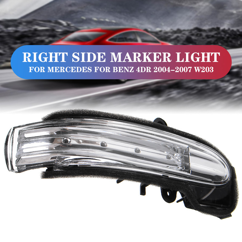 Untuk Mercedes Untuk Benz W203 4Dr 2004-2007 A2038201621 Kaca Spion Pintu Mobil Indikator Sinyal Bel