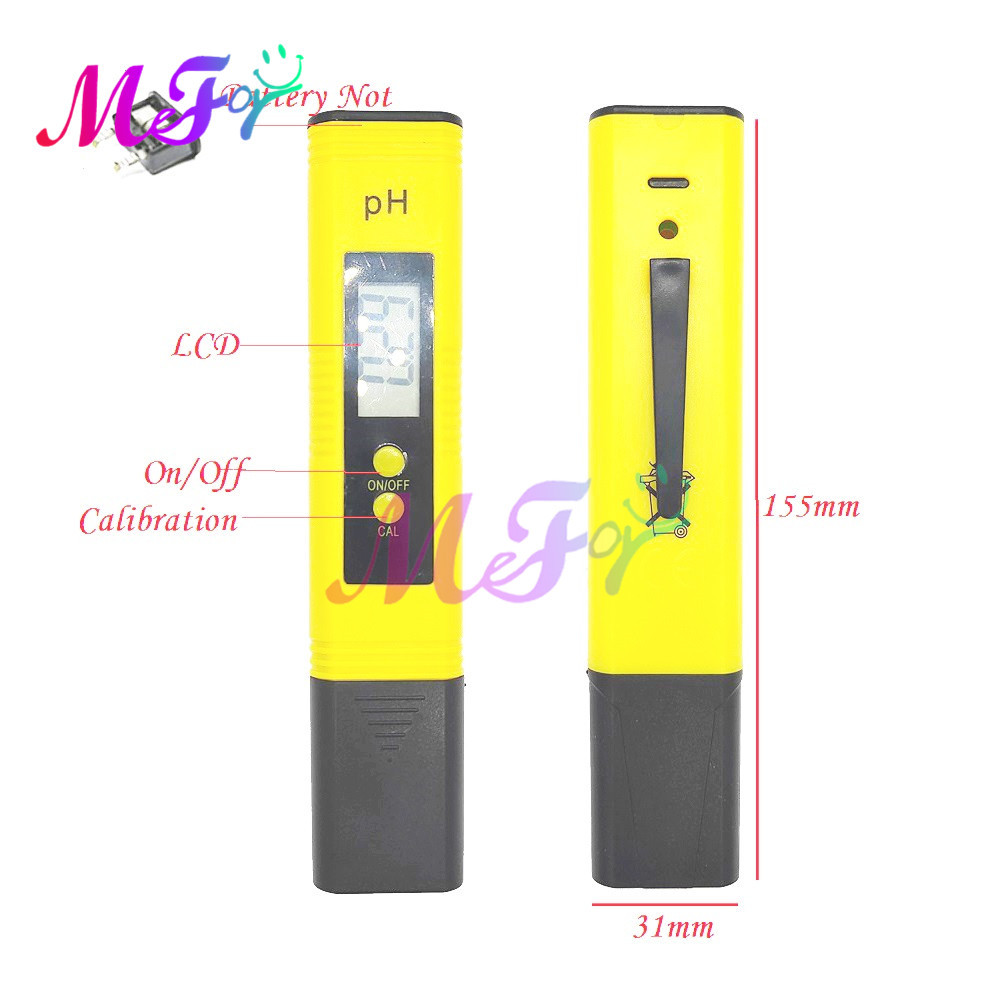 Digital LCD PH Meter Pen of Tester Accuracy 0.01 PH Aquarium Pool Water Wine Urine Automatic