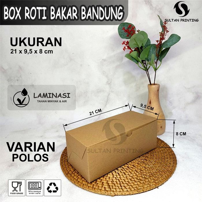 DUS ROTI BAKAR BANDUNG (ISI 50 PCS), DUS BROWNIES, DUS BOMBOLONI