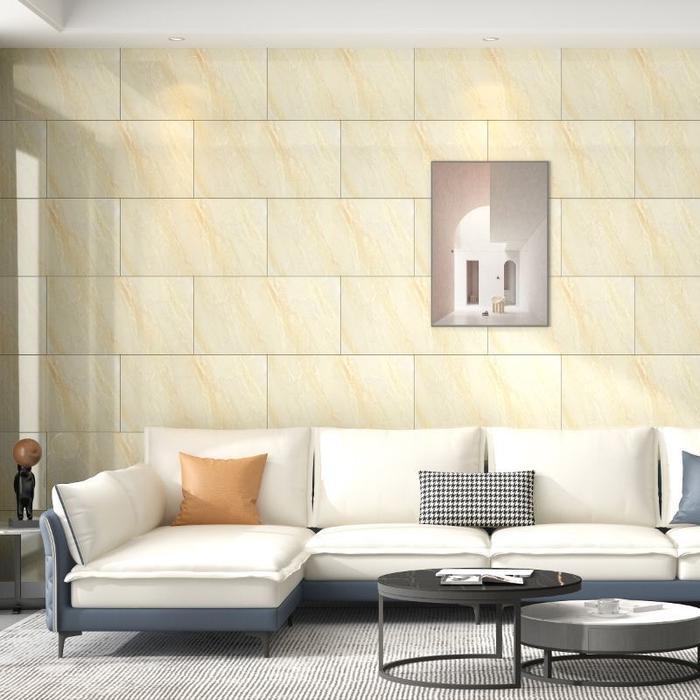 "New" Wallpaper Stiker Dinding Vinyl Marble / Wallpaper Marble Glossy black and white / Vinil Stiker