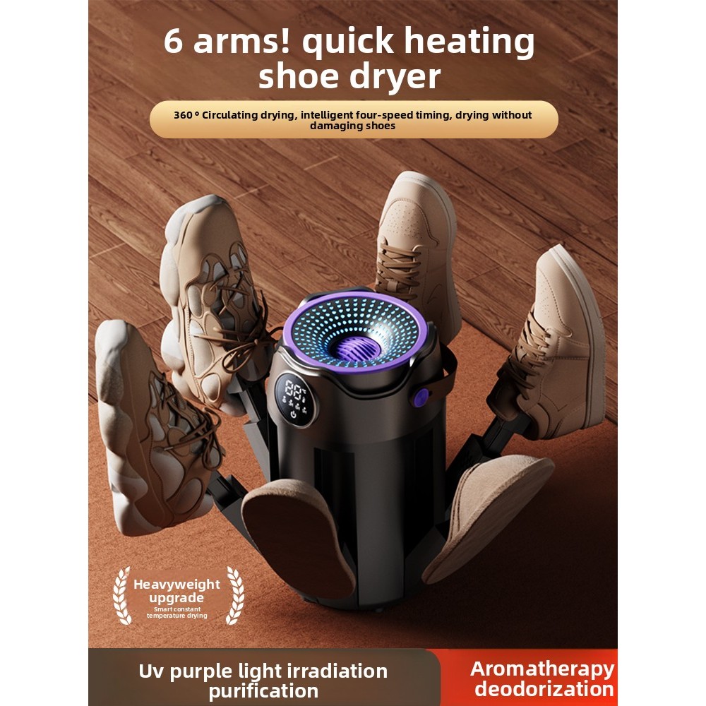 Model Shoe Dryer, Dryer Deodorizing and Sterilizing Shoe Dryer Household Fully Automatic Wet Shoe