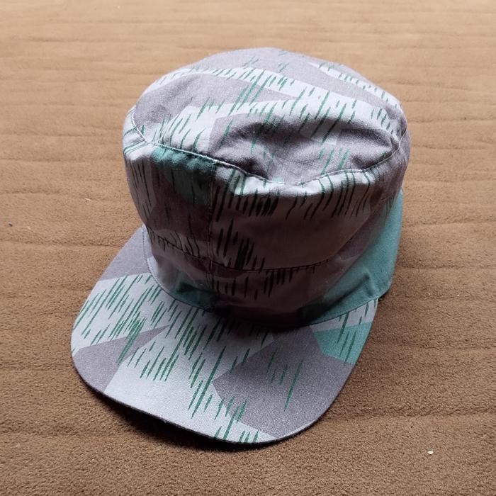 M43 Fieldcap German Camo Splittertarnmuster WWII WW2 Replica Cotton Calico