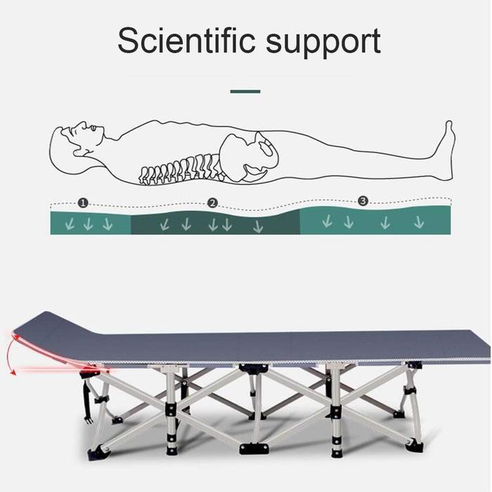 Velbed Lipat Kursi Kasur Lipat Outdoor Portable Folding Bed