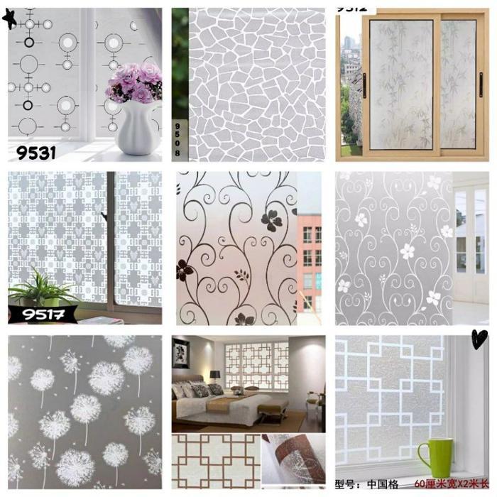 STICKER KACA / Stiker Kaca Film Wallpaper Jendela Rumah 50 CM X 120 CM