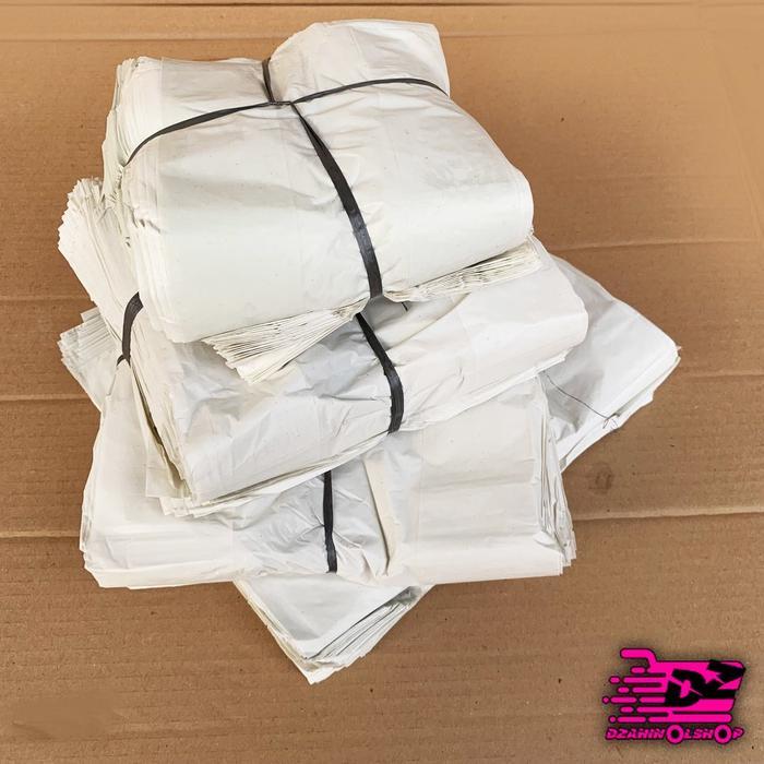 Plastik HD Kantong Kresek Putih Dop Berat 1 Kg Putih Susu / Kresek Polos Warna Kiloan Murah