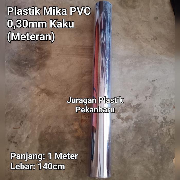 JTTOP" PLASTIK METERAN MIKA PVC KAKU 0,30 MM BENING / MIKA SESERAHAN TEBAL
