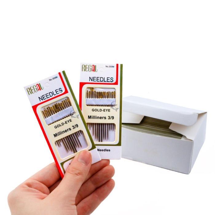 [4 set] jarum jahit tangan lubang besar ukuran besar dan kecil 1 paket