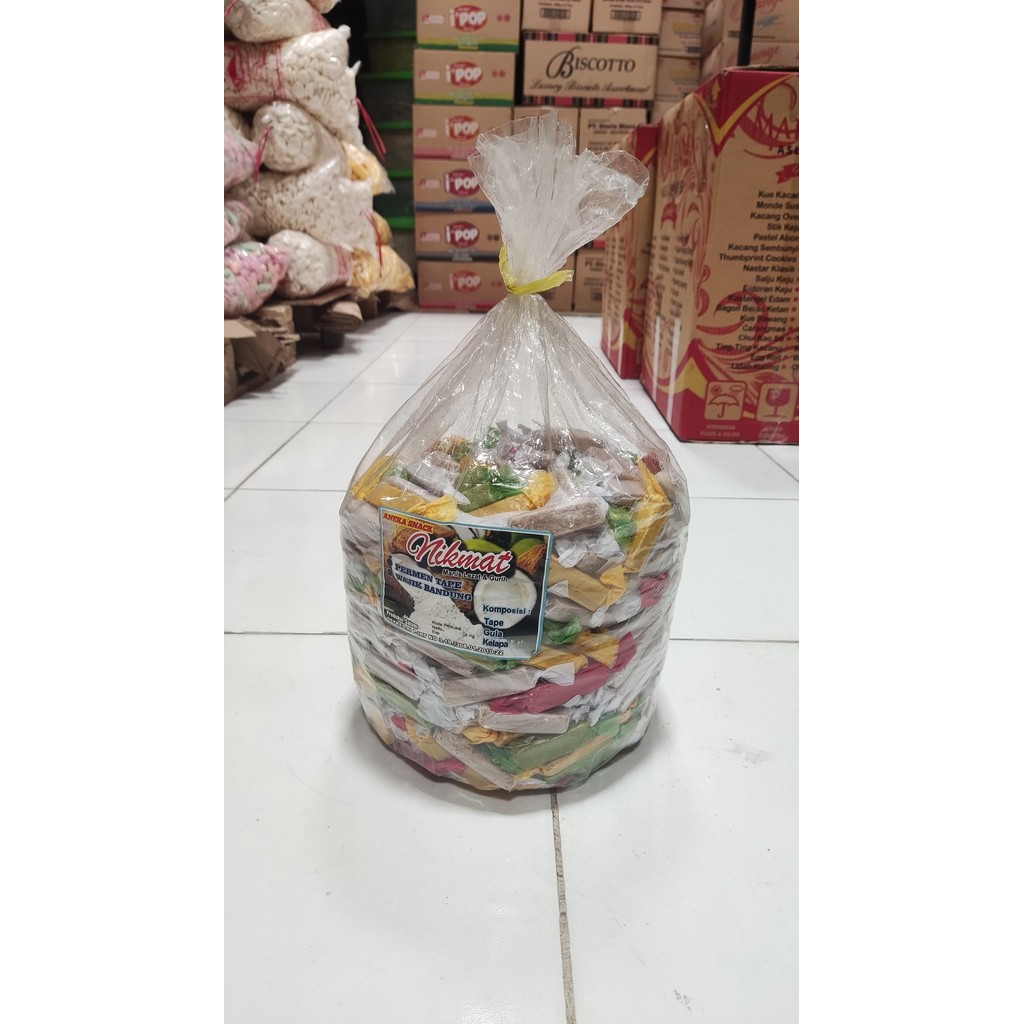 Permen Tape Warna 5kg Snack kiloan Grosir