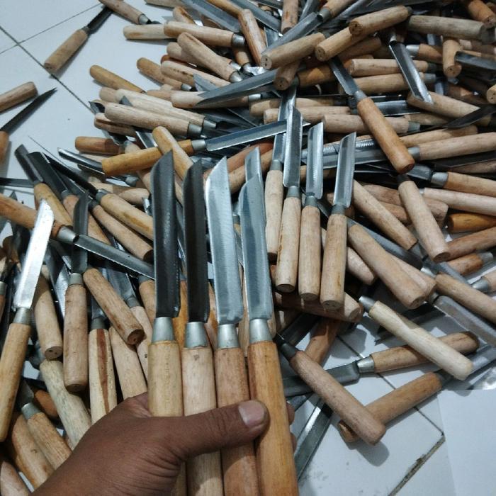 Pisau set 4 pcs,pisau dapur kecil baja/ pisau bawang / pisau sayur Kitchenware