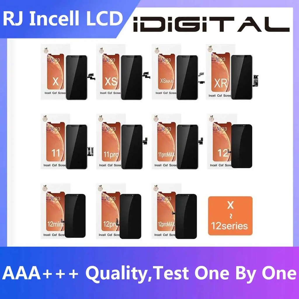 1 Piece RJ Grade AAA+ Replacement Touch Screen Digitizer Assembly LCD For iPhone X XS XR XS Max 11