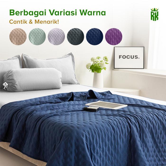 Bonita World - Inem Selimut Polos Halus & Lembut Bahan Kain Microtex & Dacron Hanya Selimut