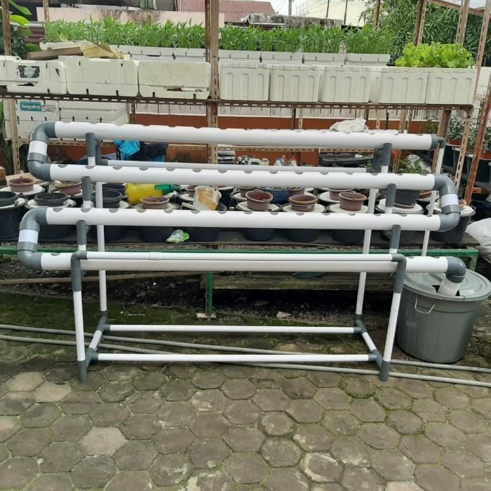 Hidroponik Set Pipa 60 Lubang Komplit