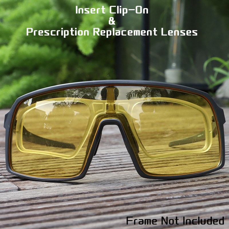 HDTAC Insert Clip-On Prescription Clip & Custom Prescription Lenses for Oakley Sutro Sunglasses