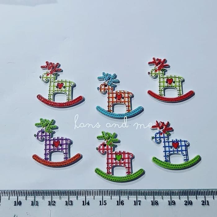 Kancing Kayu Kuda Goyang