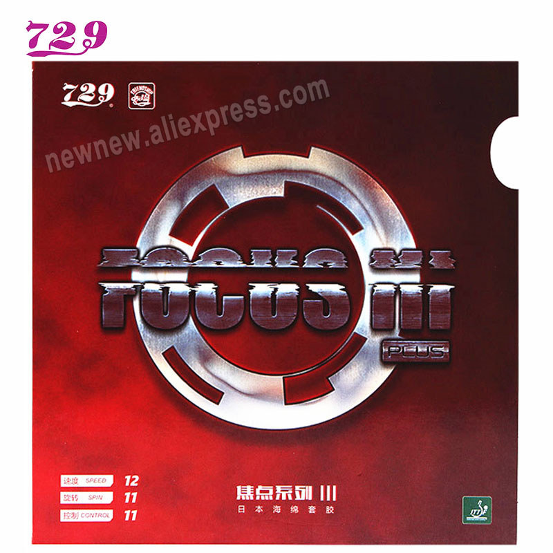 Friendship 729 FOCUS 3 Focus III Japanese Sponge Version Table Tennis Rubber Original 729 Focus Ping