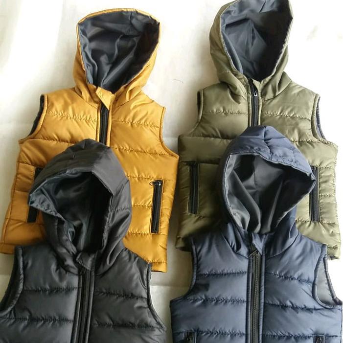 TERLARIS rompi buluangsa puffer anak /rompi jaket kembung anak /jaket kekinian/jaket parasut anak