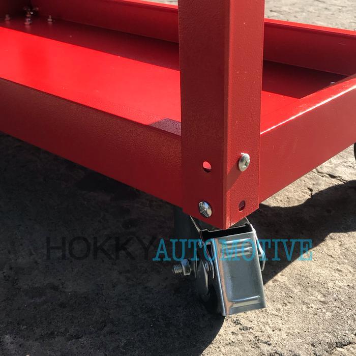 rak penyimpanan tool perbengkelan 3 tingkat + 1 drawer / tool trolley