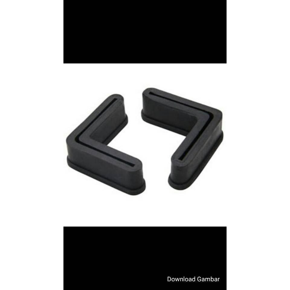 kaki karet siku lubang siku rak