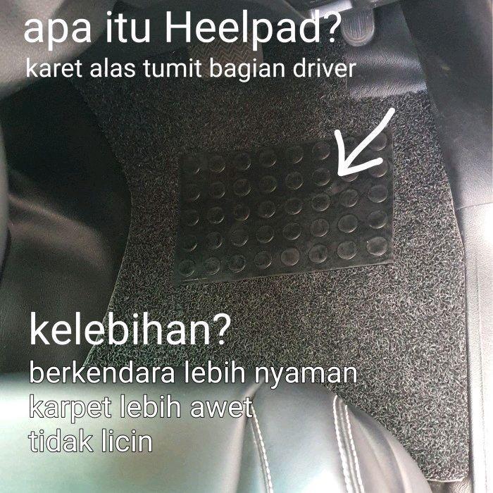 Karpet Mobil Mazda 2 Mazda2 Skyactiv 2014 - Sekarang Full Sampai Bagasi ~ Coil Car Mat Bahan Standar