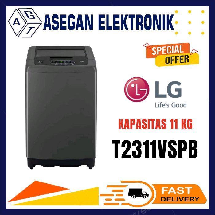 LG T2311VSPB MESIN CUCI TOP LOADING 11 KG INVERTER T2311VSPB 2311VSPB