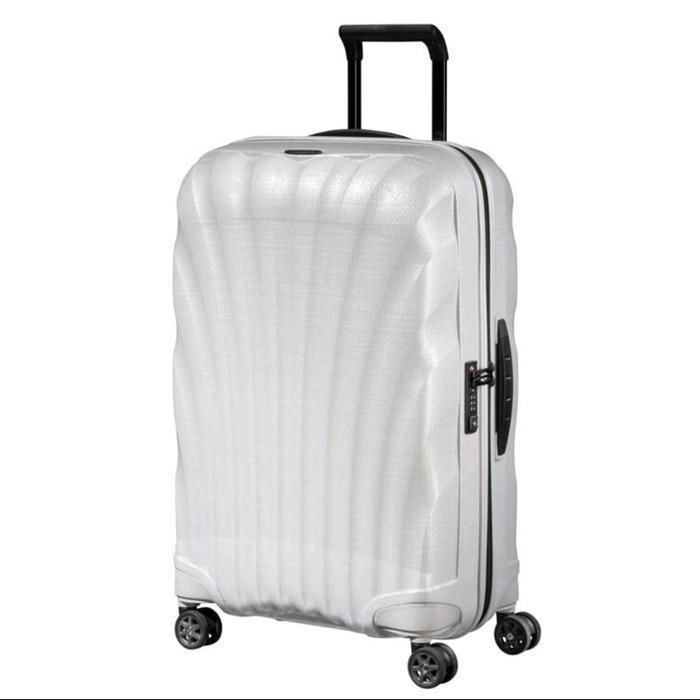 Koper Samsonite C-Lite Ultra Light Size Medium Size 25 Inch Hardcase Curv - Off White - Off White - 