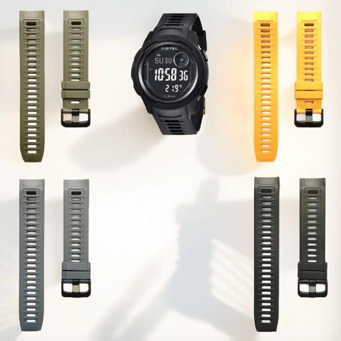 Tali Jam Tangan Digitec 8100 DG 8100 Strap Rubber Digitec DG-8100 Outgear Watch