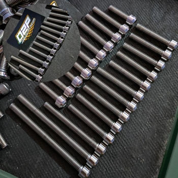 baut blok mesin klx ,baut blok kopling,magnet klx stainless custom handmade titanium