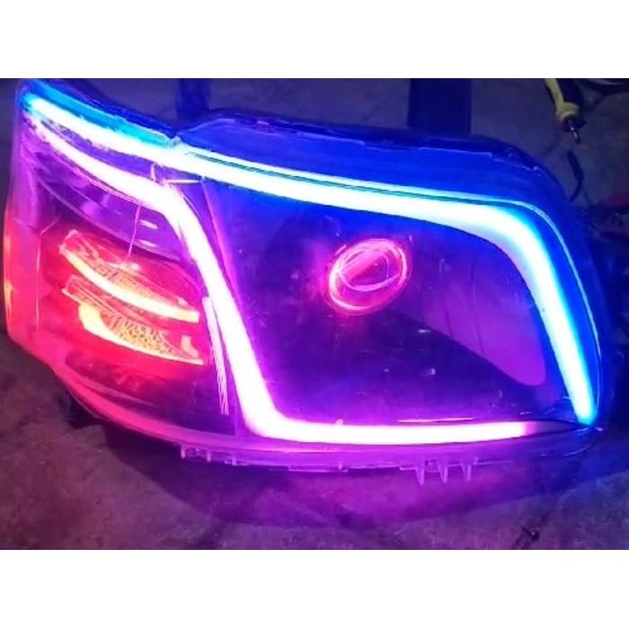Lampu Depan Headlamp LED Shroud Projector Projie Biled 3 Inch Mobil Granmax Grandmax Pickup Minibus 