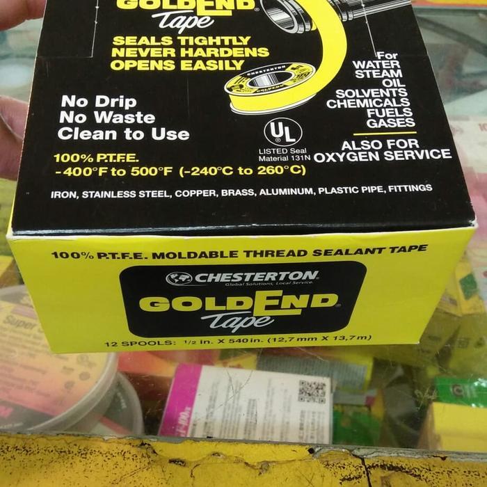 Seal tape chesterton /Gold end tape 800/seal tape oil and gas