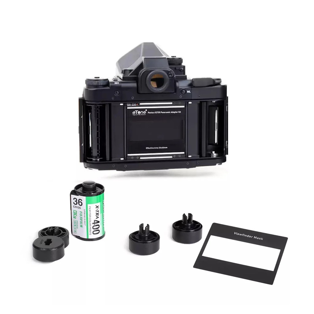 JUAL  For eTone Conversion Kit For Pentax 67 6x7 67II Camera 120 to 135 Panorama photo Vintage and D