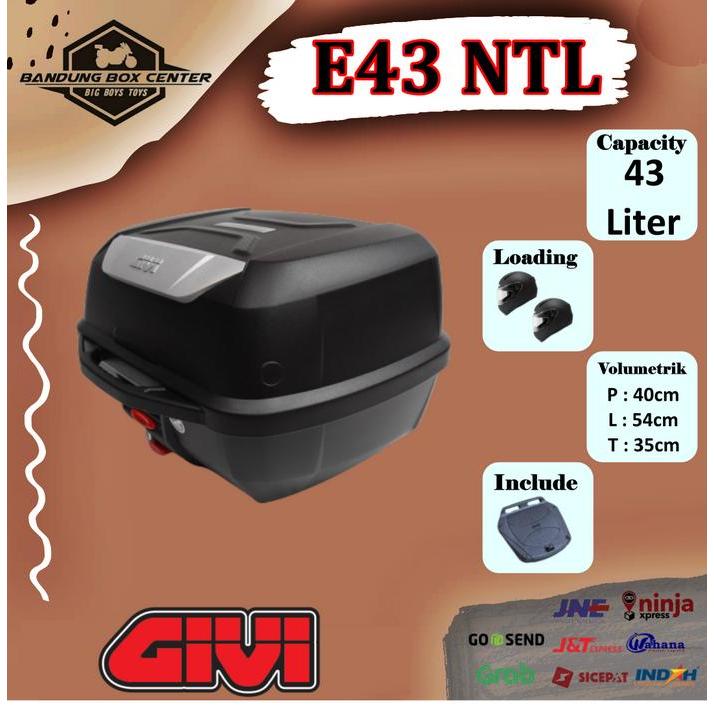 Best Seller Box Givi E43 Ntl Box Motor Givi E43 Box Touring Givi E 43 Ntl Box Givi Original