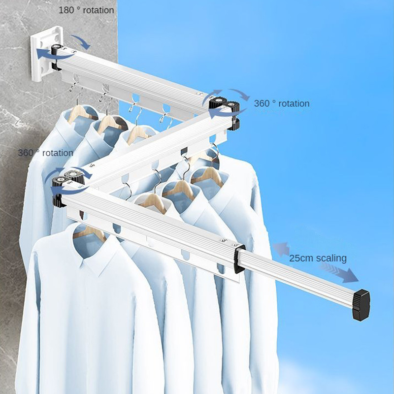 Drying Rack Clothing Retractable Clothes Drying Rack Wall Mounted Laundry Rack Laundry Drying Rack