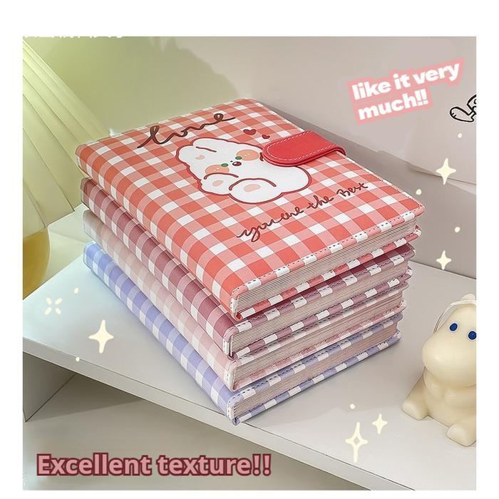 Buku Diary Planner Aesthetic Korea Full Cute Deco Paper Notebook