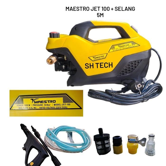 JET CLEANER MAESTRO JET 100 JET100 MESIN STEAM CUCI MOBIL AC INDUKSI