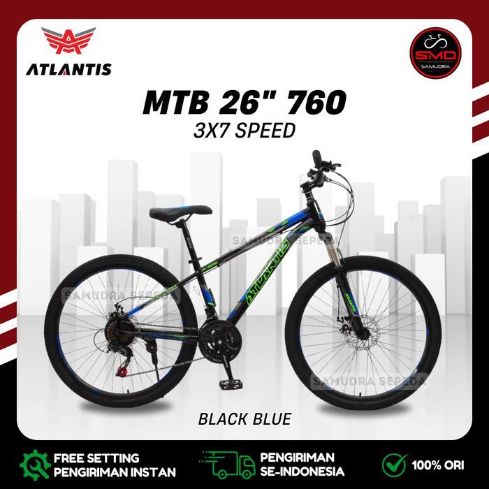 Sepeda Gunung MTB 26 Atlantis AT MT 735 / 760 7sp Murah BDG