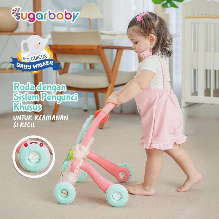 Moms_ Sugarbaby Mycircus Walker Activity Walker Push Walker Sugarbaby Little Zoo / Activity Walker