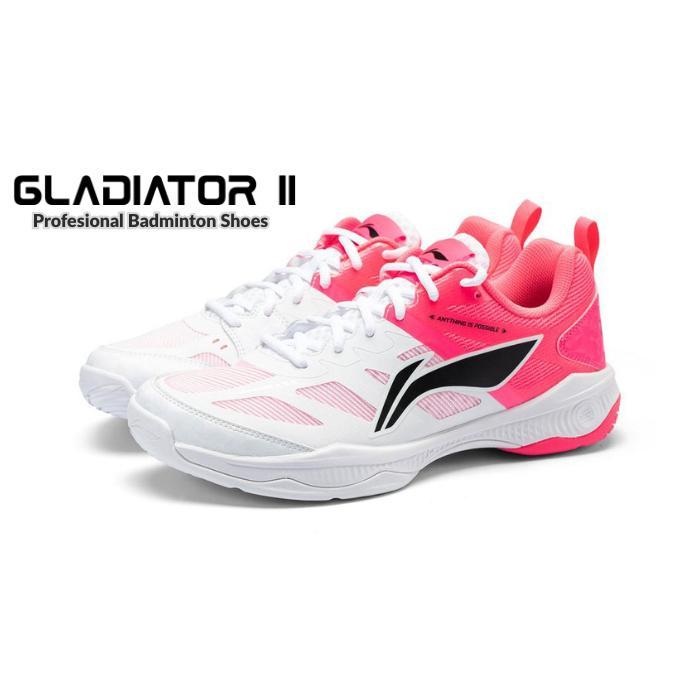 READY Lining GLADIATOR II ( AYTV017 ) Profesional Badminton Shoes - Sepatu Badminton Original LINING
