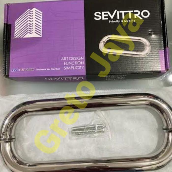 Pull Handle C 35Cm Handel Pegangan Tarikan Pintu Kaca Panjang As 35 Cm