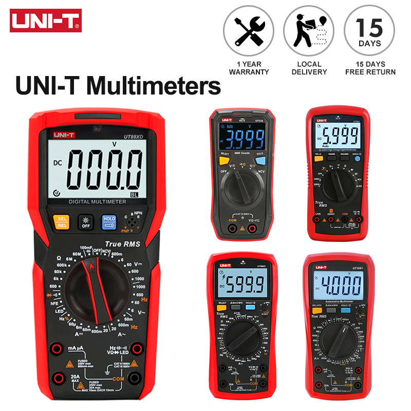 UNI-T Multimeter Digital UT89XD UT89X UT890C UT890D+ UT123 UT123D UT105+ Professional Multimetro
