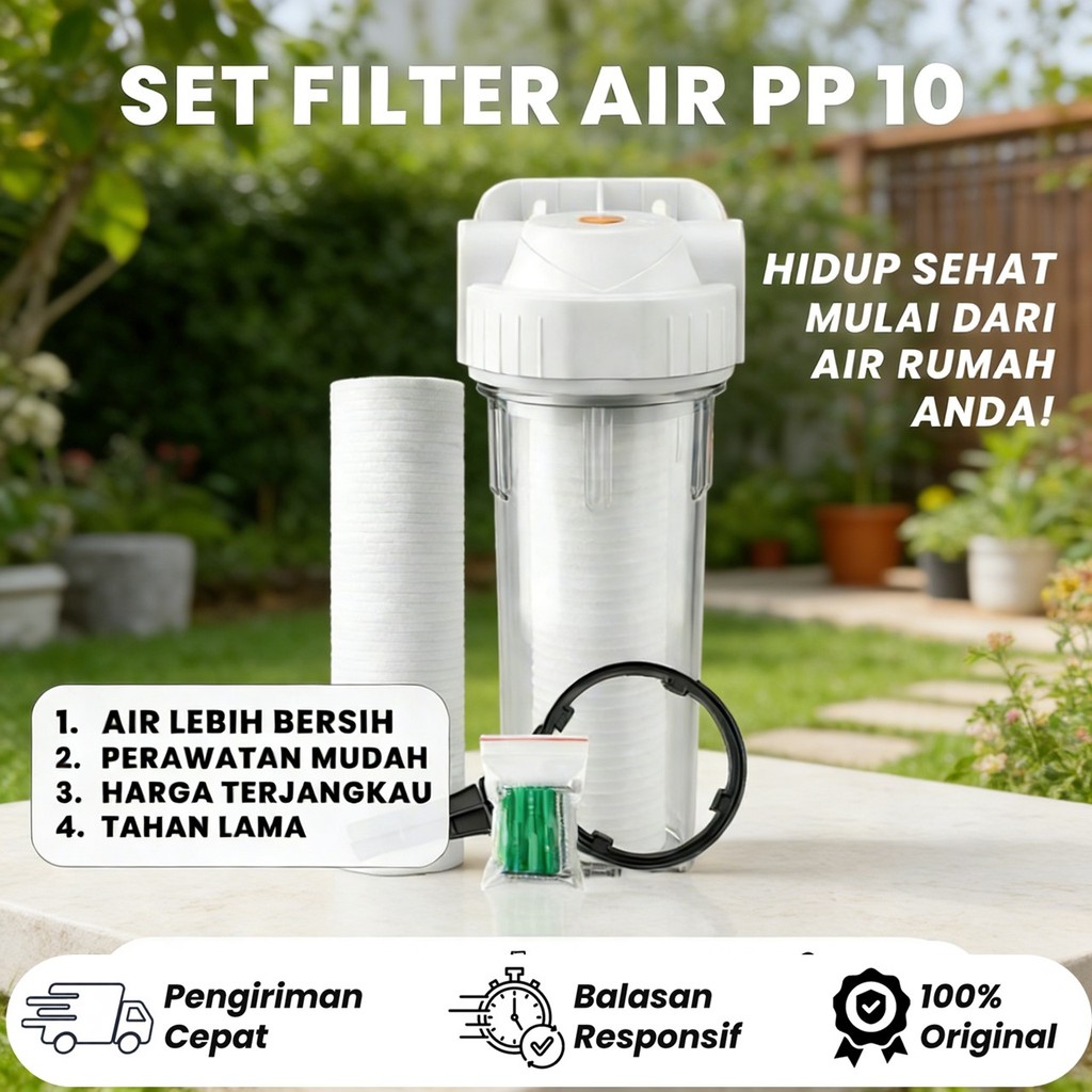 HOUSING FILTER AIR  10" + Filter PPF 5 Micron- PPF