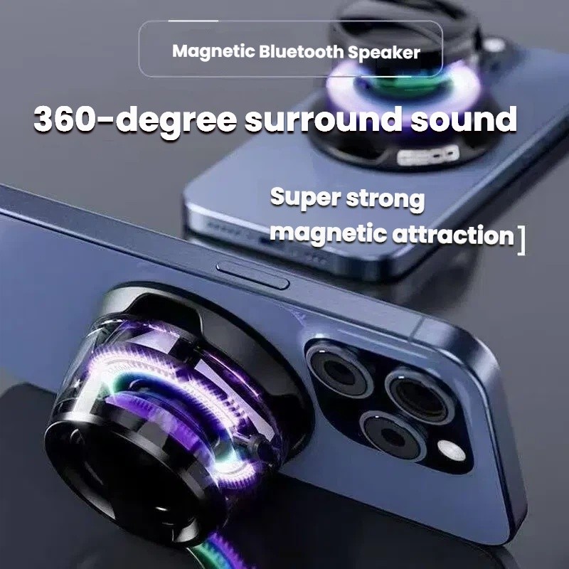 Portable Bluetooth Speaker HECATE G200 RGB Lighting Magnetic Speaker BT5.3 Mini Sound Box 7 Hours