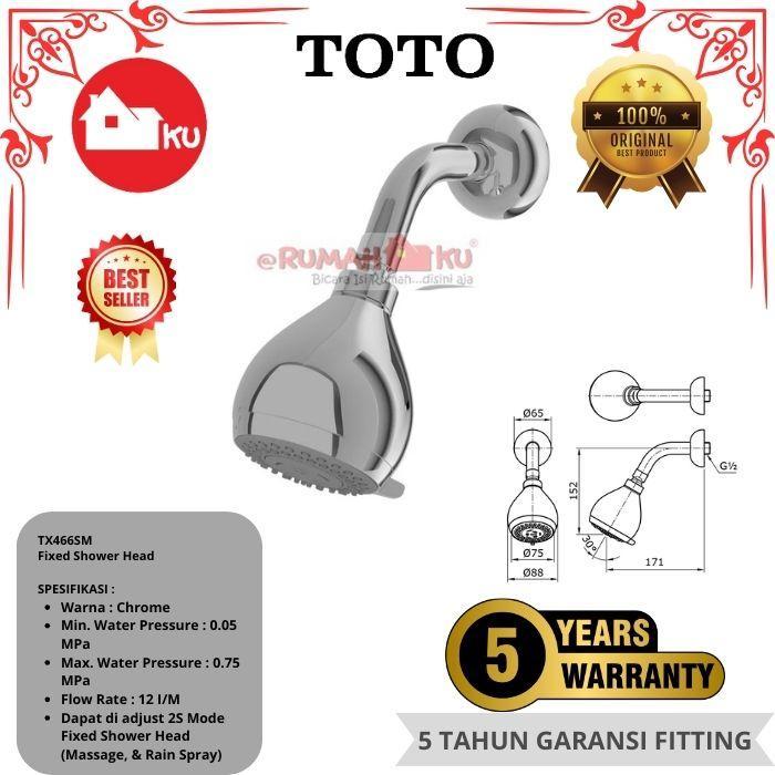 Shower Tanam TOTO TX466SM Fixed Shower Head