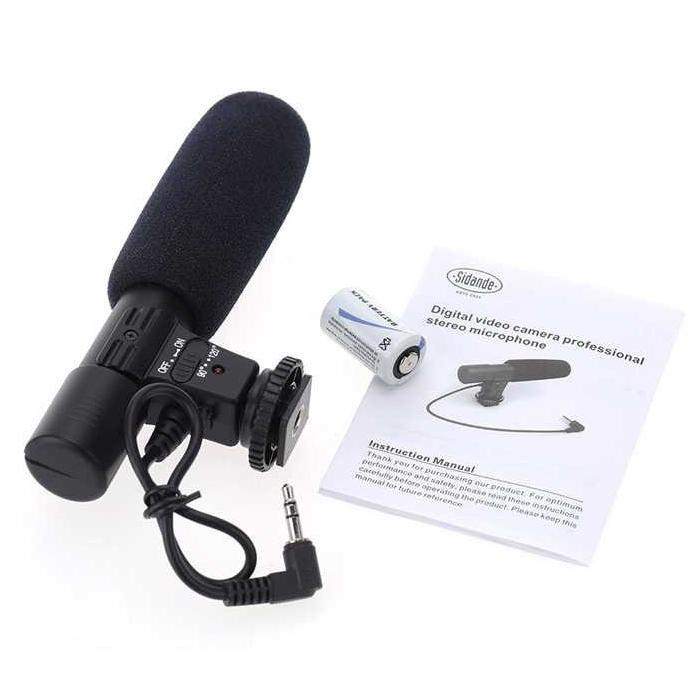 Rajawali Microphone MIC-01 for Canon, Nikon DSLR, Sony Handycam