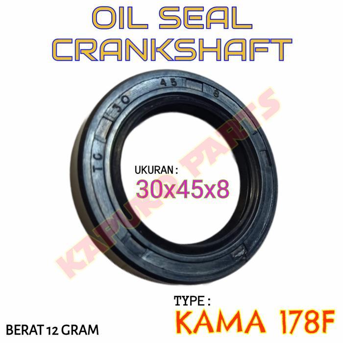 KAMA 178F SEAL CRANKSHAFT MESIN DIESEL