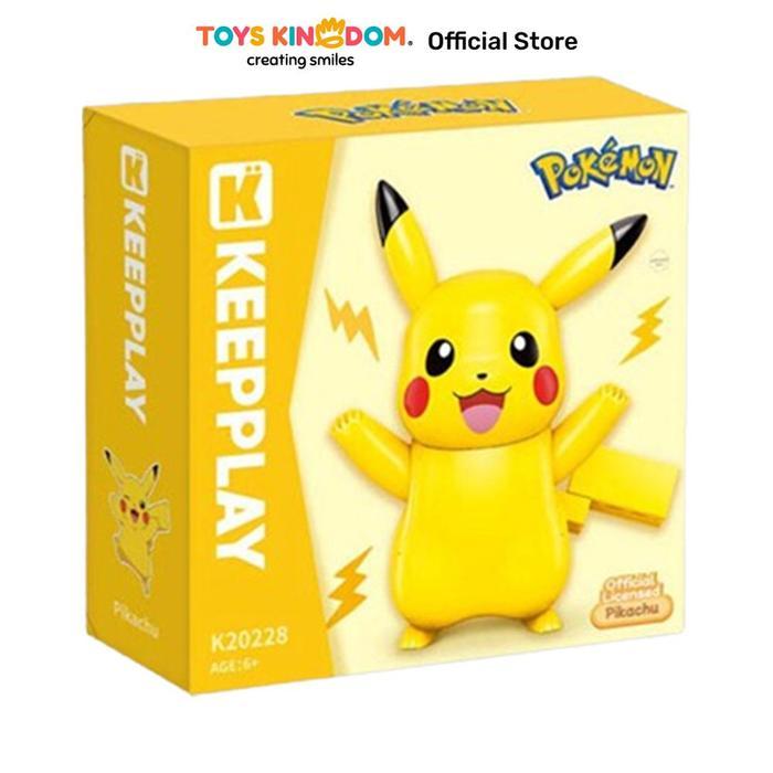Toys Kingdom Keepplay Figure Pokemon Kuppy Pikachu Keeppley Kids Toy Block Bricks Set Mainan
