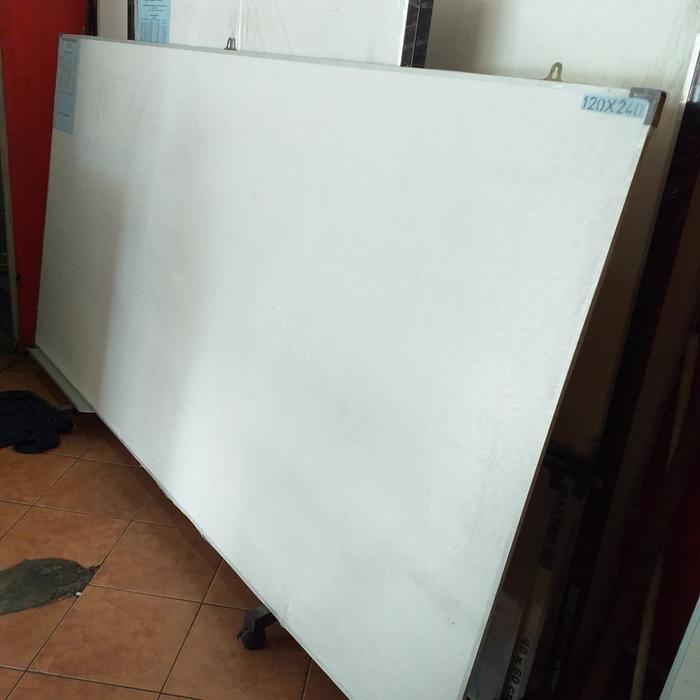 Papan Tulis 120X240 Cm/White Board 120X240 Cm Gantung Non Magnetik
