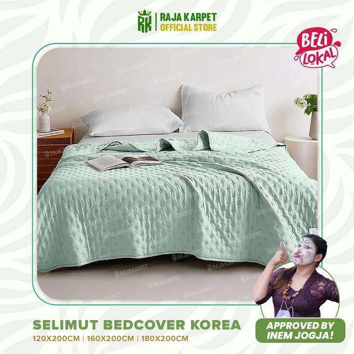 RAJA X INEM Selimut Polos Halus & Lembut Bahan Kain Microtex & Dacron (Hanya Selimut)