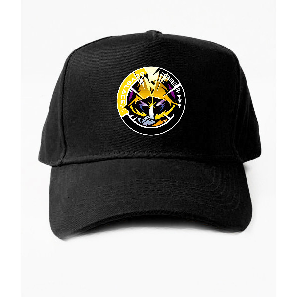 Topi Baseball Anime Beyblade X Gear Chip logo Wizard Arrow